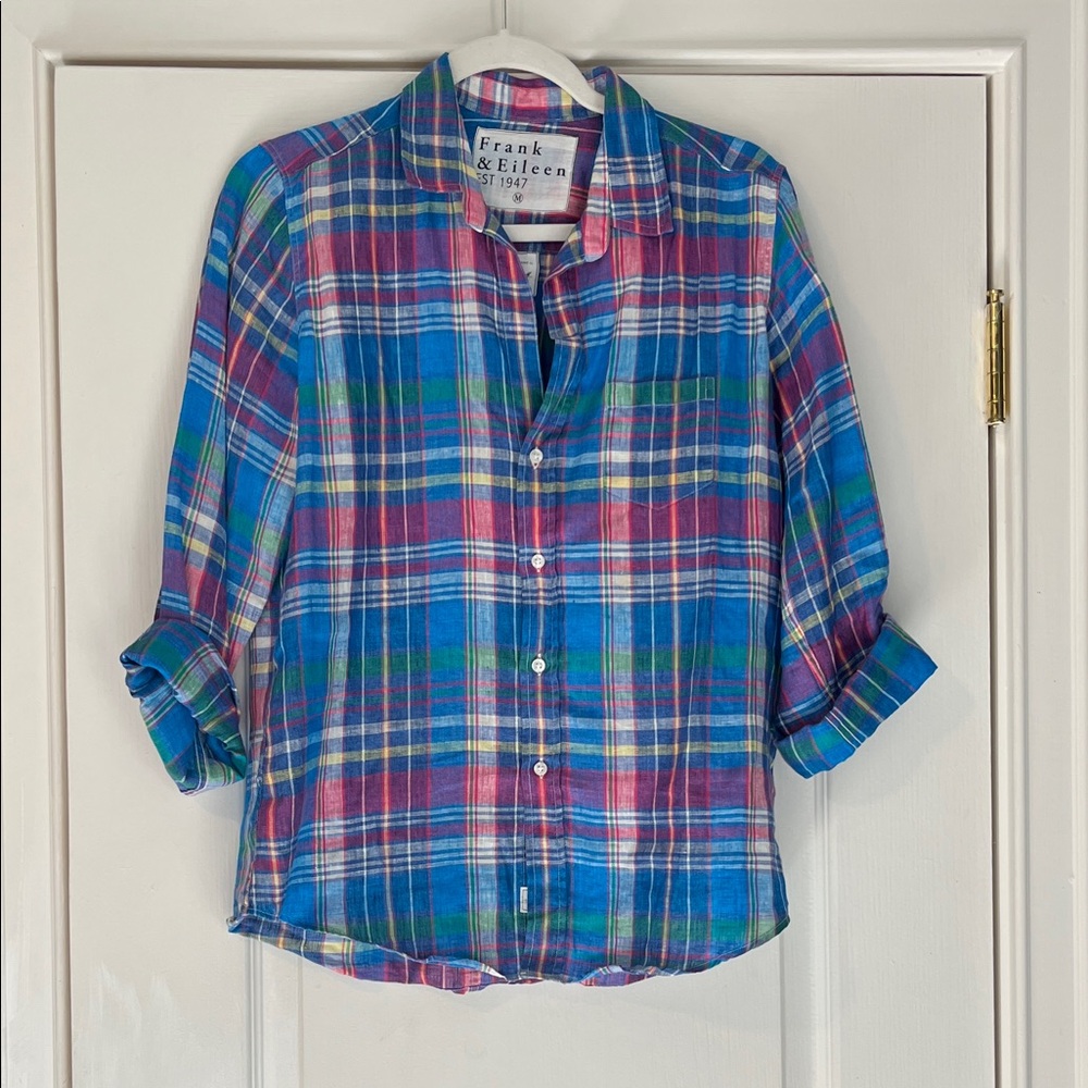 Frank & Eileen Vibrant Plaid Shirt